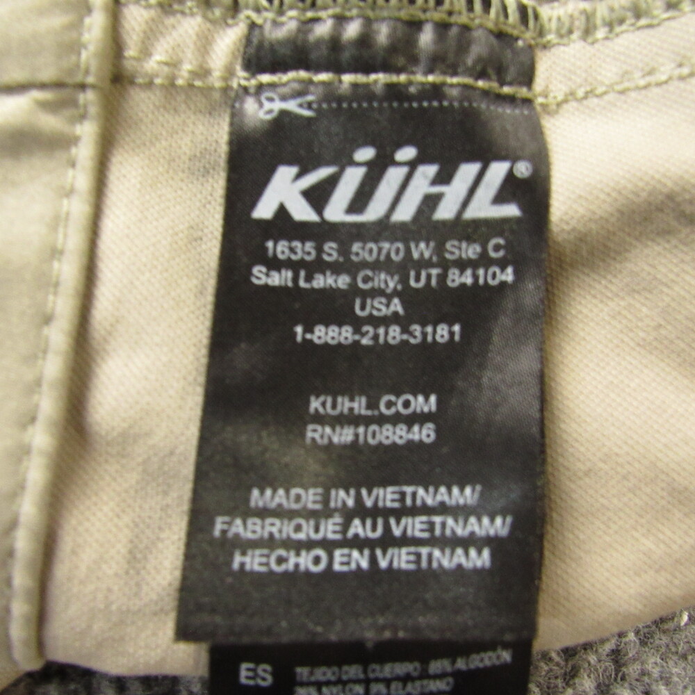 Kuhl Pants Mens 40x32 Beige Resistor Chino Stealth‎ Pocket Articulated Techwear - Picture 16 of 16